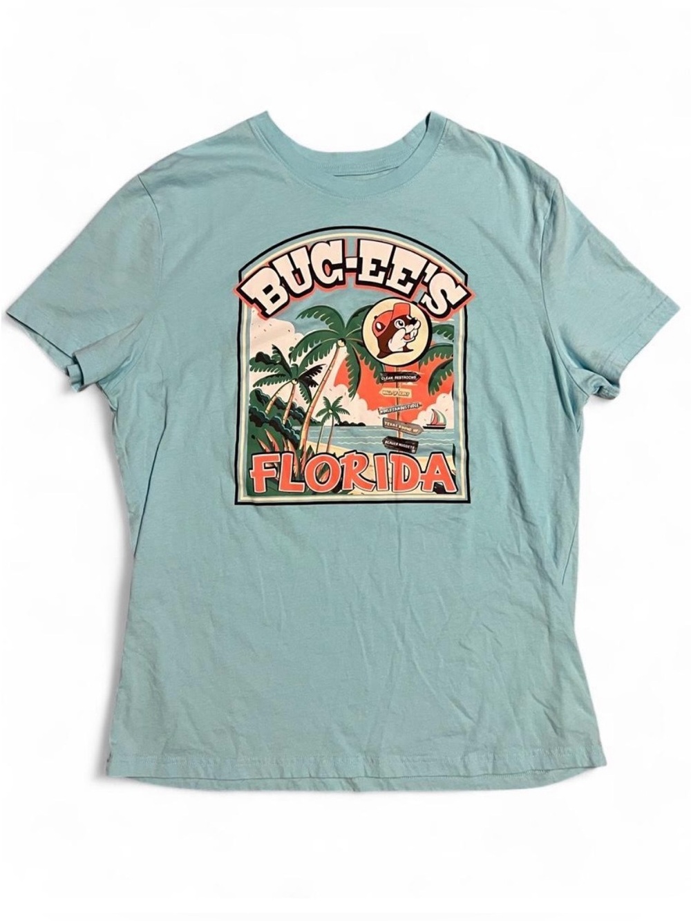 Buc-ee's Florida Graphic Tee - Light Blue